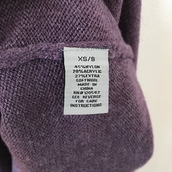 REMAIN purple knit poncho sweater - Picture 10 of 10